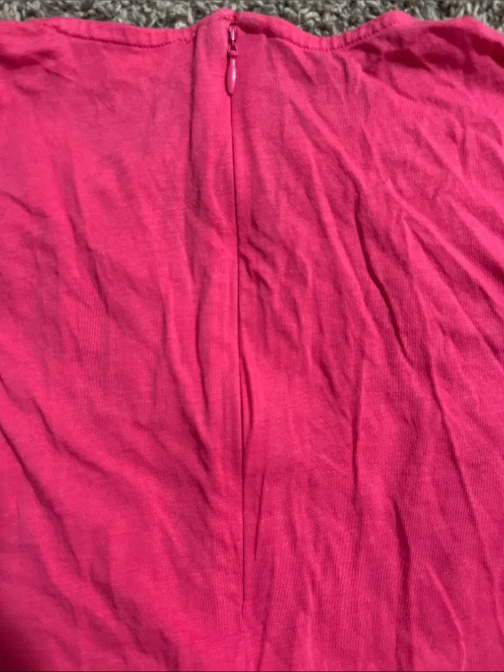 Michael Kors Fuchsia Sleeveless Tank with Gold Chain Accent